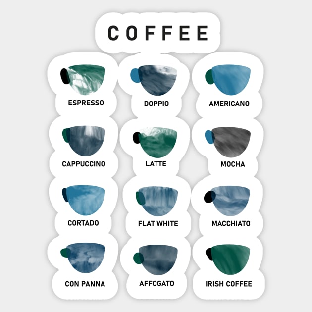 Espresso Chart Sticker by annaprendergast